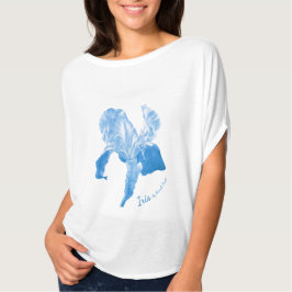 Camiseta Pavilhão Iris art sky blue hue t-shirt