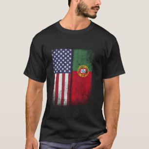 Camiseta Pavilhão português-americano Portugal Estados Unid
