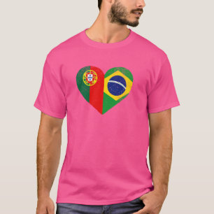 Camiseta Pavilhão português Brasil Mi