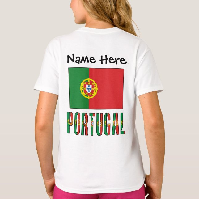 Camiseta Pavilhão Português Personalizado (Verso)
