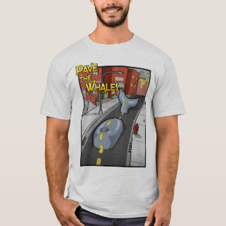 Camiseta "Pavimente t-shirt das baleias"