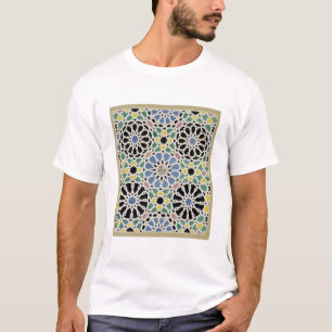 Camiseta Pavimento de mosaico no Alhambra, 'do Arabian