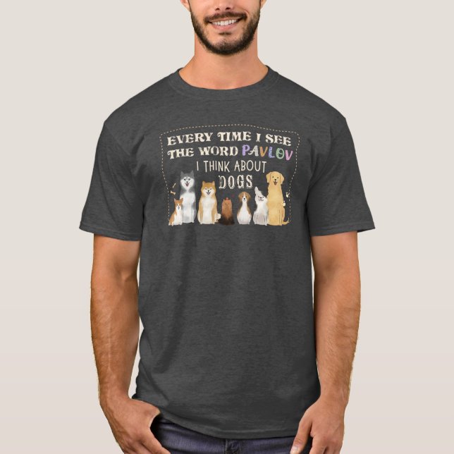 Camiseta Pavlov e Cães (Frente)
