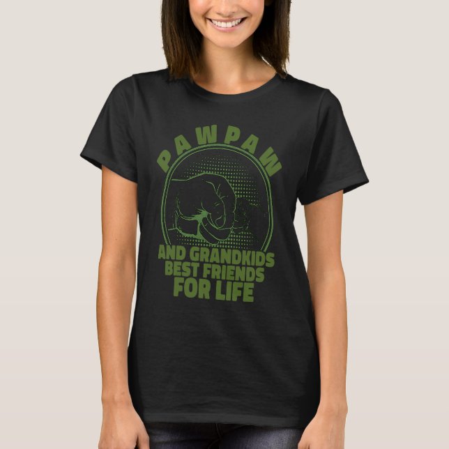 Camiseta PÁW de Netos de Novidade para os melhores amigos (Frente)