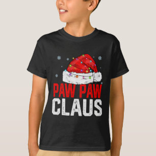 Camiseta Paw Paw Claus Família Xmas Engraçada Vinculando o 