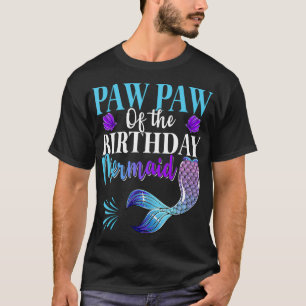 Camiseta Paw Paw Da Família Aniversário Sereia Corresponden