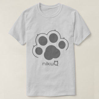 Camiseta paw paws cat nikuQシリーズ 肉球 （猫） デザイン 