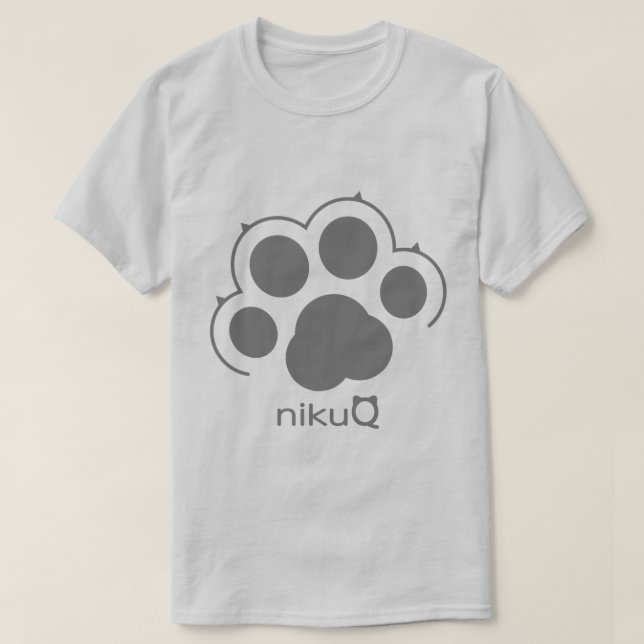 Camiseta paw paws cat nikuQシリーズ 肉球 （猫） デザイン  (Frente do Design)