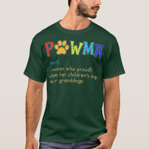 Camiseta Pawma Definition Mama Avó tia ama cão amante
