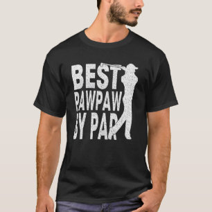 Camiseta Pawpad Melhor Dos Homens Por Par Vintage Pro Golfe
