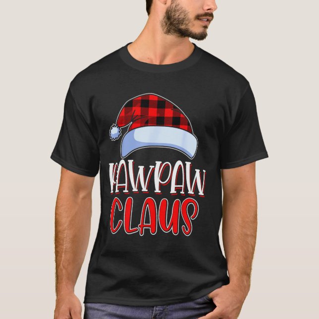 Camiseta Pawpaw Claus Santa Family Matching Christmas Pajam (Frente)