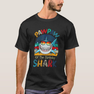 Camiseta Pawpaw Da Família Aniversário Do Tubarão