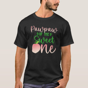 Camiseta Pawpaw Da Fruta De Verão De Birthday One Peach 1 R