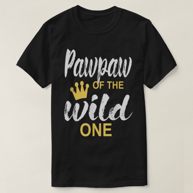 Camiseta Pawpaw de uma filha selvagem que corresponde à fam (Frente do Design)