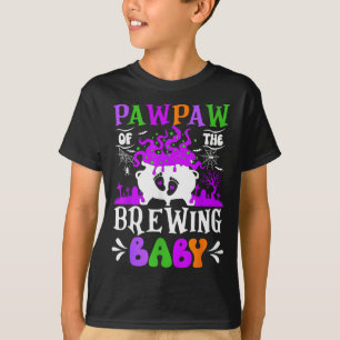 Camiseta Pawpaw Do Bebê Em Preparação Vovô Para Ser No Hall