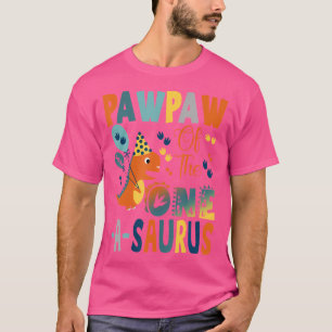 Camiseta Pawpaw Do Dinossauro segundo aniversário Um-A-Suru