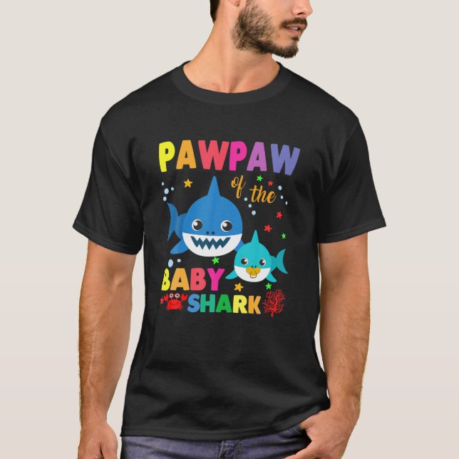Camiseta Pawpaw Do Tubarão-Bebê (Frente)