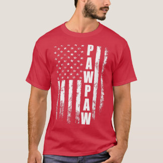 Camiseta Pawpaw Gift America Flag Gift For Men Dia de os pa