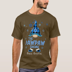 Camiseta Pawpaw Gnomo Feliz Hanukkah Gnomos Judeus Amor