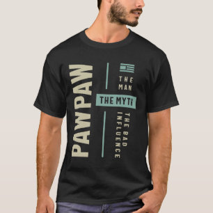 Camiseta Pawpaw Man Mite A Má Influência - Vovô Pai