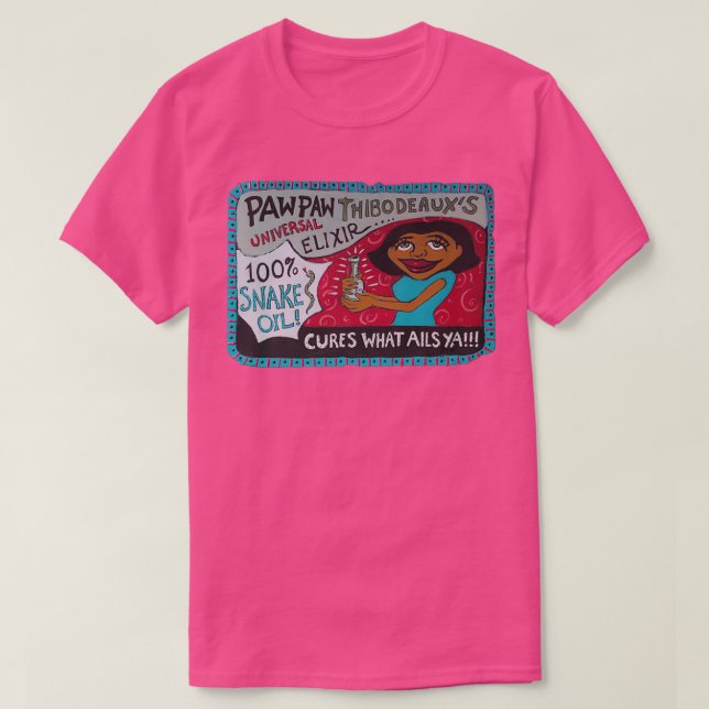 Camiseta Pawpaw Thibodeauxi Universal Elixir (Frente do Design)