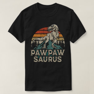 Camiseta Pawpawsaurus Dinossaur Avô Dia de os pais Saurus