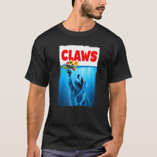 Camiseta Paws Garra Panda Para Homens Mulheres Rapariga Rac