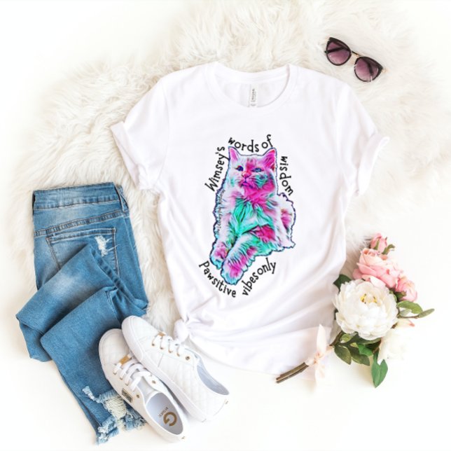 Camiseta Pawsitive Vibes Wimsey's Words of Wisdom T-Shirt (Criador carregado)