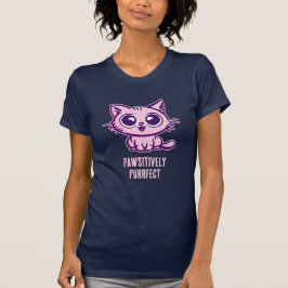 Camiseta Pawsitively Purfect, linda Ganga Kitten