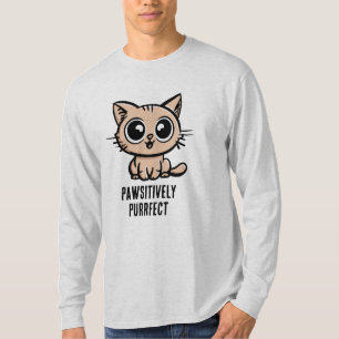 Camiseta Pawsitively Purfect, linda Ganga Kitten