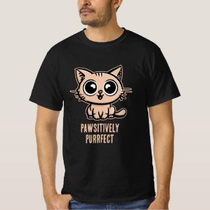 Camiseta Pawsitively Purfect, linda Ganga Kitten