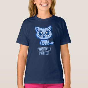 Camiseta Pawsitively Purfect, linda Ganga Kitten