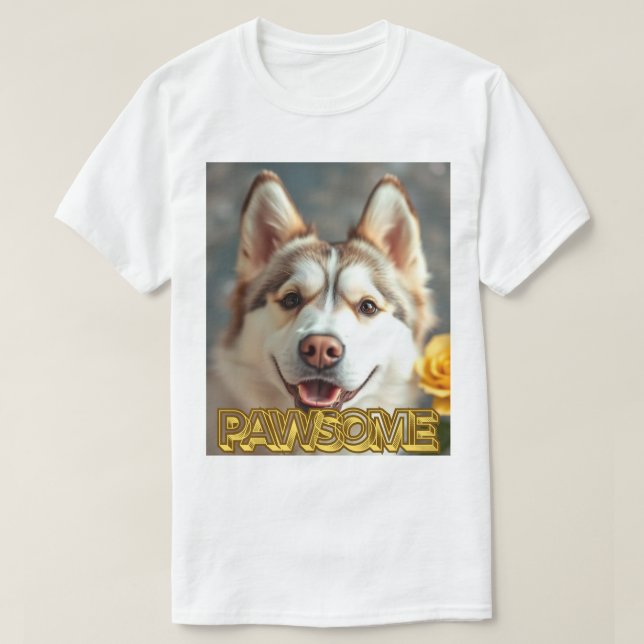 Camiseta PAWsom! (Frente do Design)