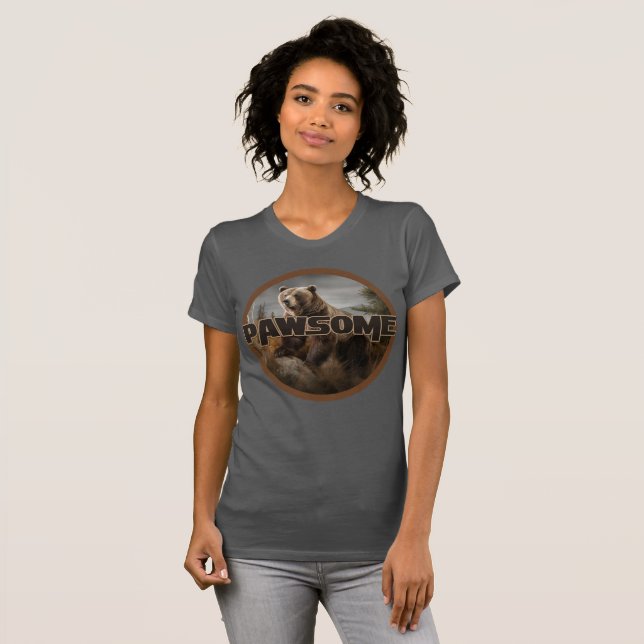 Camiseta Pawsome (Frente Completa)