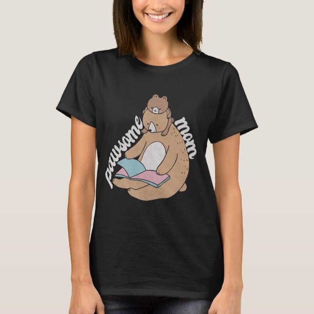 Camiseta Pawsome Mãe (Frente)
