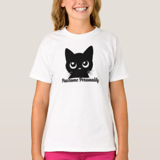 Camiseta Pawsome Personality Cute Cat