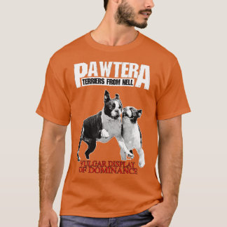 Camiseta Pawtera Terriers from Hell Heavy Metal Design