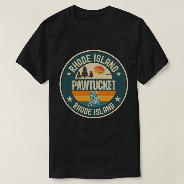 Camiseta Pawtucket, Rhode Island (Frente do Design)