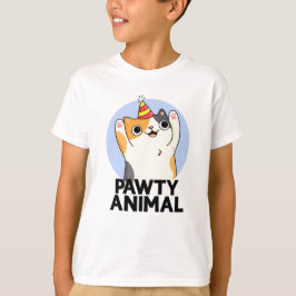 Camiseta Pawy Animal Funny Party Cat Pun