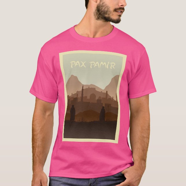 Camiseta Pax Pamir - Jogos Conselhos - Poster de viagens mi (Frente)