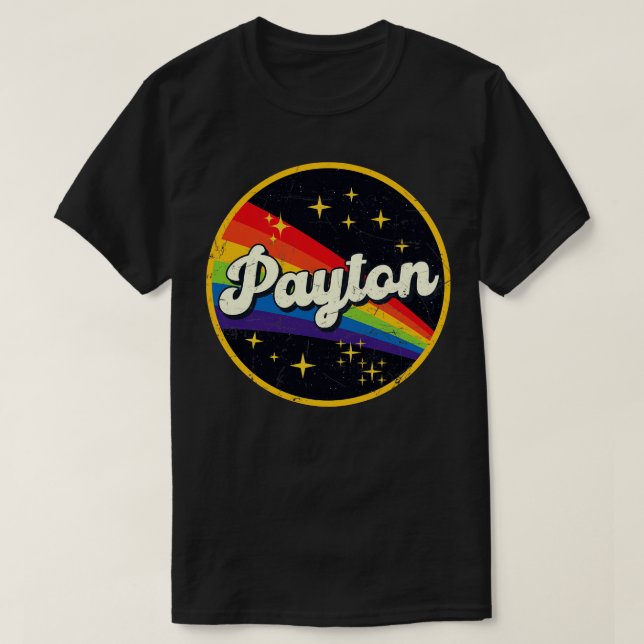 Camiseta Payton Rainbow No Espaço Vintage GrungeStyle (Frente do Design)