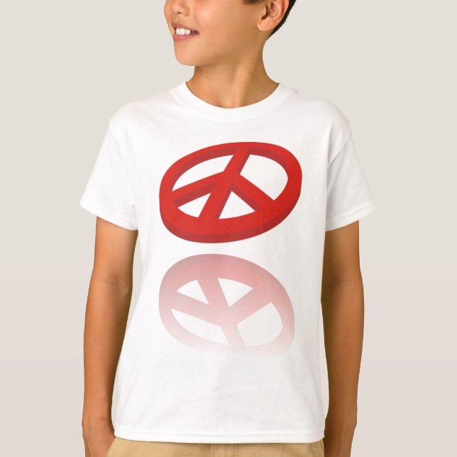 Camiseta Paz 3D / reflexões (Frente)