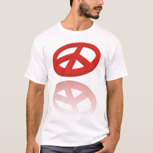 Camiseta Paz 3D / reflexões