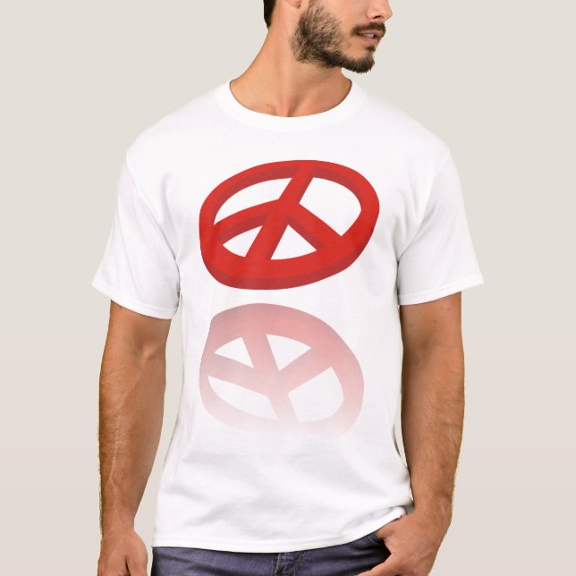Camiseta Paz 3D / reflexões (Frente)