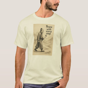 Camiseta Paz A Cada Passo -