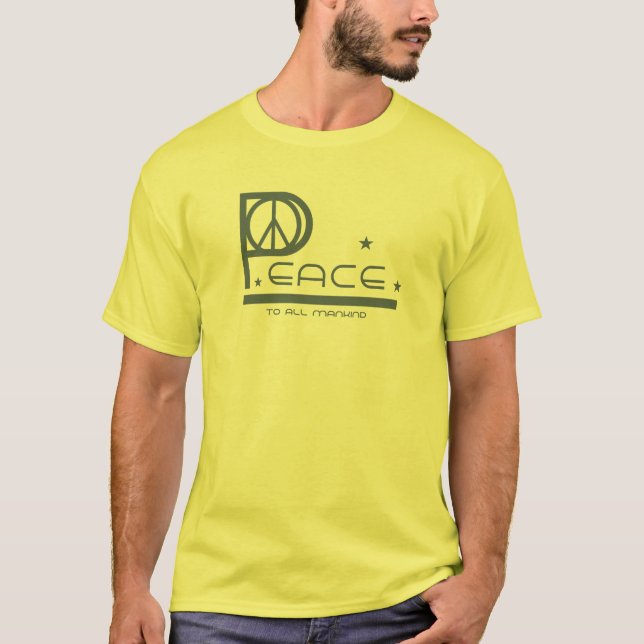 Camiseta Paz a toda a humanidade (Frente)