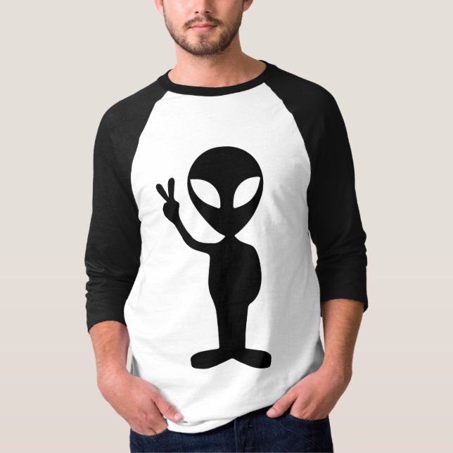Camiseta Paz alienígena (Frente)