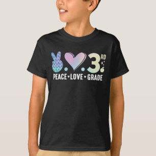 Camiseta Paz Ama 3º Ano De Volta À Escola