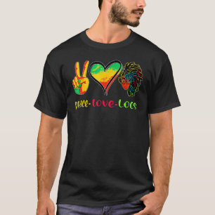 Camiseta Paz Ama Bloqueia História Negra Mês Mulher African