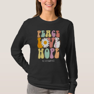 Camiseta Paz Ama Esperança Atenção Bile Acid